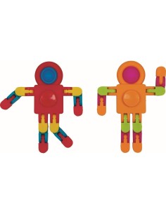 Bend and Pop Breakdancer buigpoppetje 2 designs 2