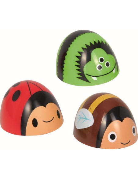 Wiebeldiertje met terugtrek mechaniek