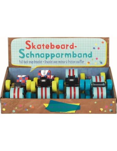 Armband Skateboard Snap Bracelet met terugtrekmotor
