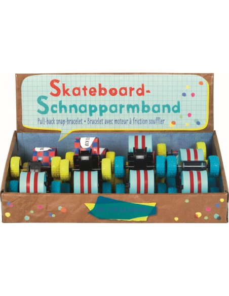 Armband Skateboard Snap Bracelet met terugtrekmotor
