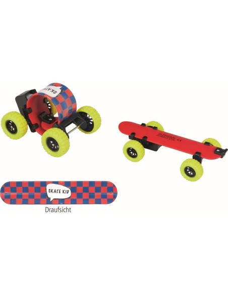 Armband Skateboard Snap Bracelet met terugtrekmotor