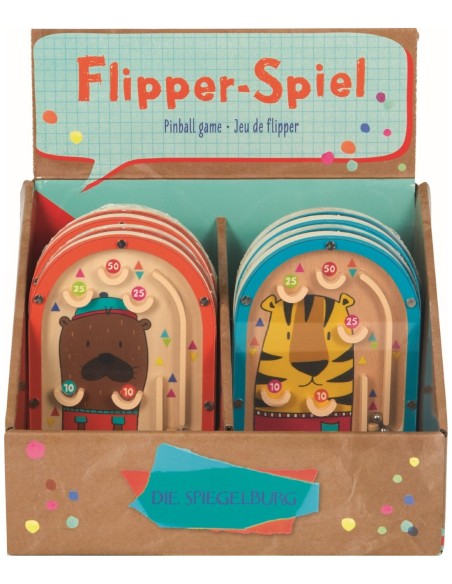 Flipperkast hout - Wonderful Presents