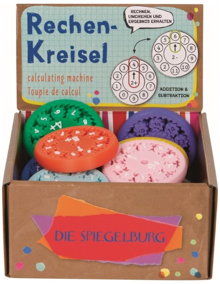 Rekenspel optellen aftrekken 8 kleuren assortis