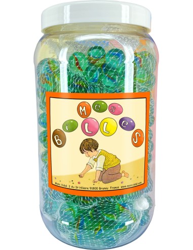 Marc Vidal - 262 -  Mes billes - 20 Knikkers kattenoog en 1 bonk