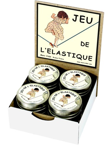 Marc Vidal - 834 - Jeu de l'Elastique - Elastieken in metalen blikje