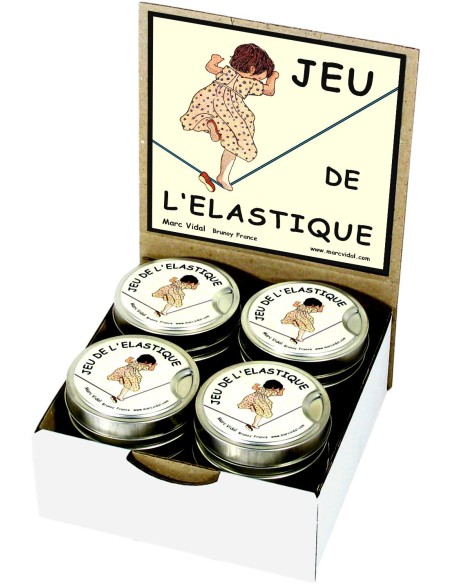 Marc Vidal - 834 - Jeu de l'Elastique - Elastieken in metalen blikje