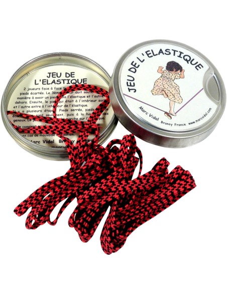 Marc Vidal - 834 - Jeu de l'Elastique - Elastieken in metalen blikje