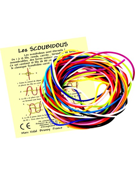 Marc Vidal - 960 - Scoubidou touwtjes in display