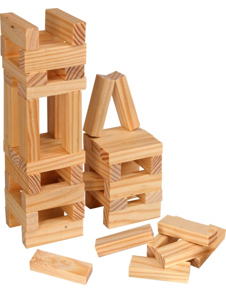 Marc Vidal - 335 - Jeu de Construction houten bouwspel 36 plankjes