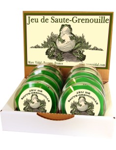 Marc Vidal - 588 - Jeu de Saute-Grenouille - Springende kikkers vlooienspel in display
