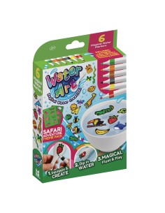 Water Art 6 Pack met sjablonen Safari Adventure 2