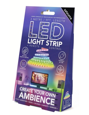 Satzuma - Led Light Strip 5M - reageert op geluid