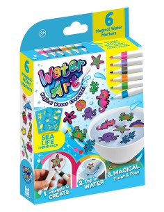 Water Art 6 Pack met sjablonen Sea Life