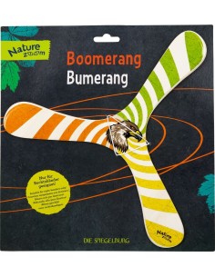 Houten boemerang 28 cm 2