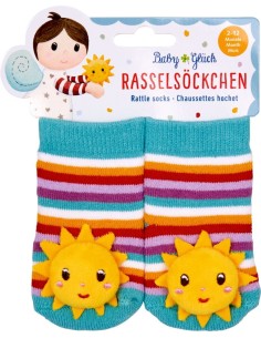 Babysokjes rammelaar zonnetje