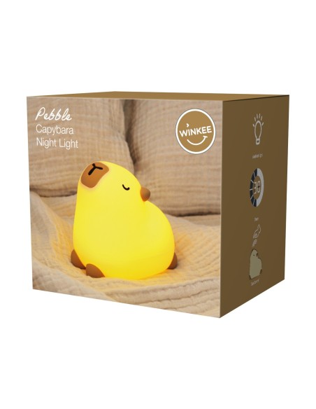 Silicone Nightlight Capybara Pebble