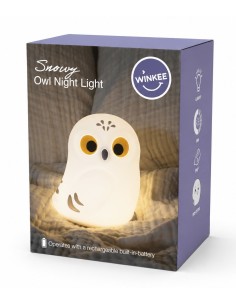 Silicone Nightlight Owl Snowy
