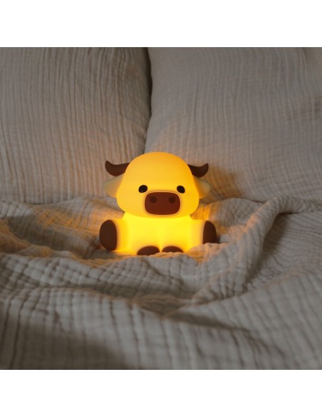 Silicone Nightlight Highland Cow Willy