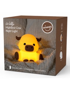 Silicone Nightlight Highland Cow Willy