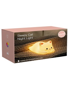 Silicone Nightlight Sleepy Cat