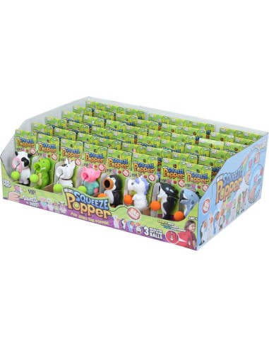 Hog Wild: Mini Squeeze Plopper Display - 24 stuks