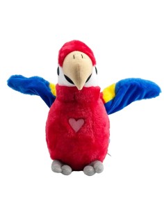 Grote Happy Yappers Rode Papegaai 2