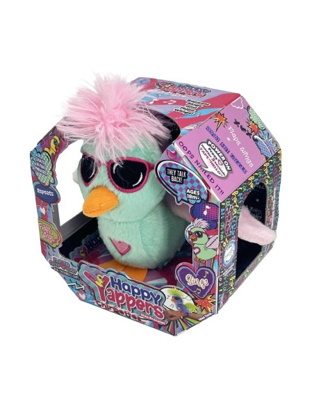 Happy Yappers Chirpettes Lulu Chirp Tuquoise Pink