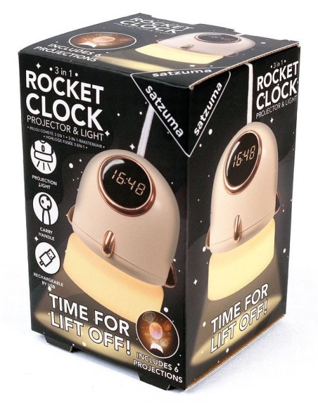 Satzuma - Rocket Clock mooi sfeervol lampje