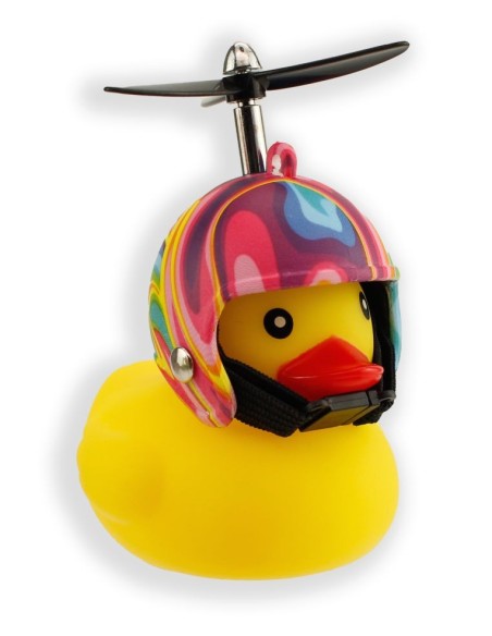 Bike Duck Flower Power windmolentje in display