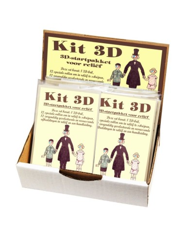 Marc Vidal - Kit 3D startpakket voor reliëf in display