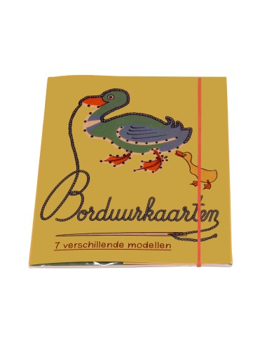 Marc Vidal - Borduurkaarten inclusief katoenen draad en naald NL