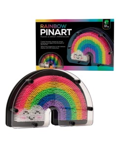 Rainbow Shaped Pin Art - Pin Art Regenboog