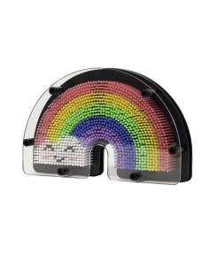 Rainbow Shaped Pin Art - Pin Art Regenboog 2