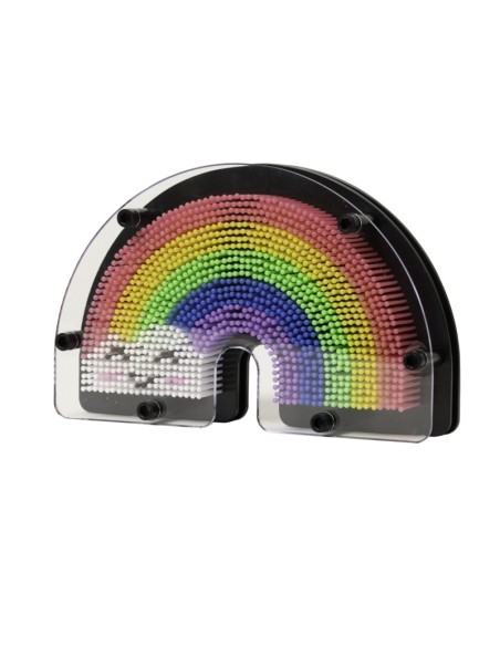 Rainbow Shaped Pin Art - Pin Art Regenboog