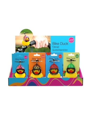 Assorti 3 x 4 Bike Duck windmolentje in display