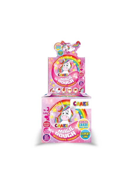 Craze MAGIC DOUGH  Expert Unicorn 6 in display 35306