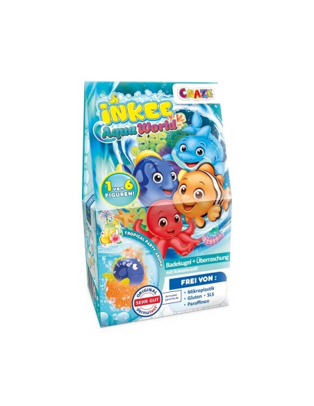 Craze INKEE Surprise Bath Bomb Aqua World Box 5 in display 75074DE