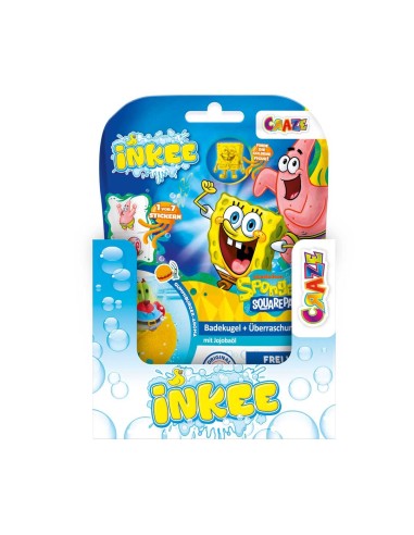 Craze INKEE Surprise Bath Bomb SpongeBob Golden Bag 7 in display 85196DE