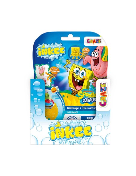 Craze INKEE Surprise Bath Bomb SpongeBob Golden Bag 7 in display 85196DE