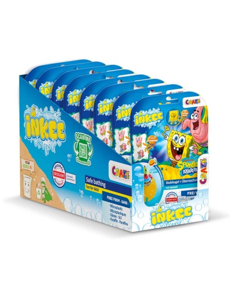 Craze INKEE Surprise Bath Bomb SpongeBob Golden Bag 7 in display 85196DE