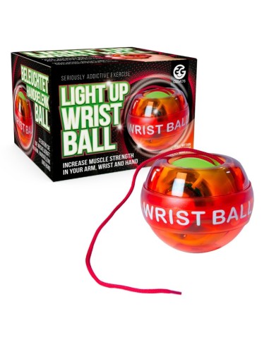 Light Up Wrist Ball vergroot de spierkracht in je arm