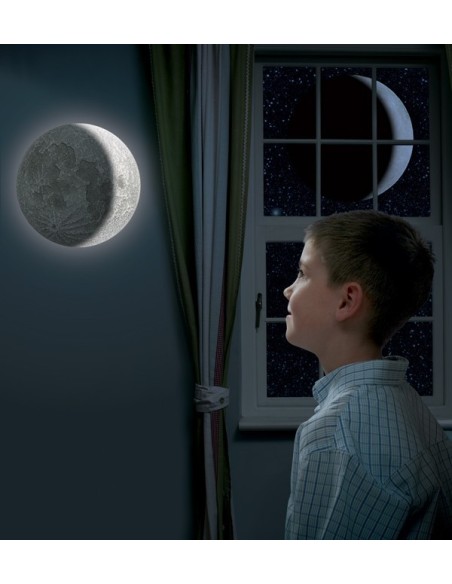 Brainstorm Toys My Very Own Moon - Verlichte wandlamp met afstandbediening