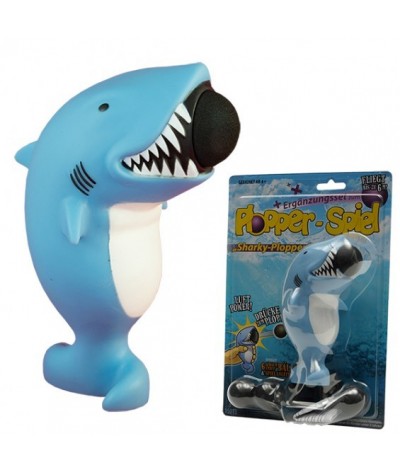 Plopper haai, incl. 6 balletjes