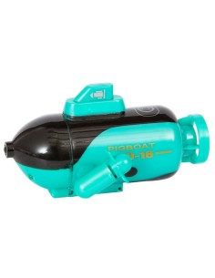 RC: 2 Channel Mini Submarine 3 designs geel blauw turquoise 2