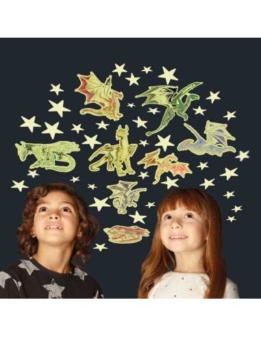 Glow Glitter Stars