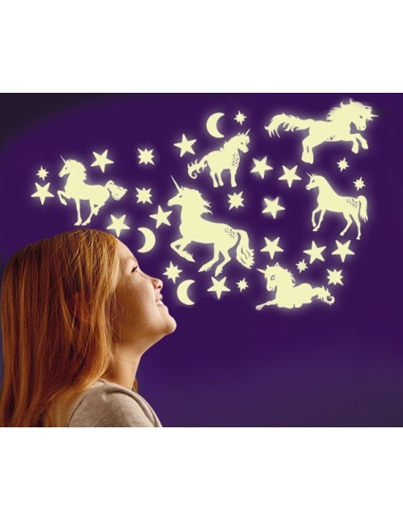Glow Glitter Unicorns