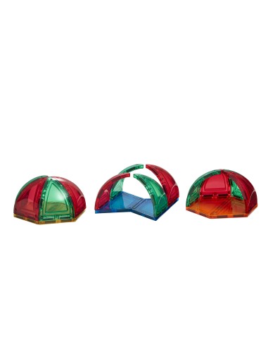 Learn & Grow Toys - Magnetic Tiles - Dome Pack (18 Piece)