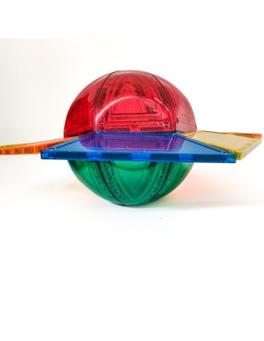 Learn & Grow Toys - Magnetic Tiles - Dome Pack (18 Piece)