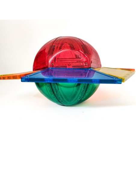 Learn & Grow Toys - Magnetic Tiles - Dome Pack (18 Piece)