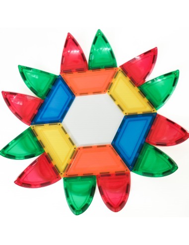 Learn & Grow Toys - Magnetic Tiles - Dome Pack (18 Piece)